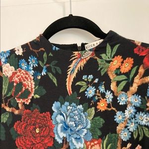 Alice and Olivia floral print dress